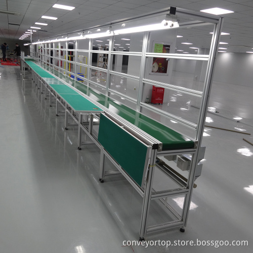PVC Belt Conveyor System with Long Working Table